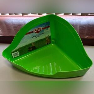 Kaytee Small Animal Hi-Corner Large Litter Pan Light Green